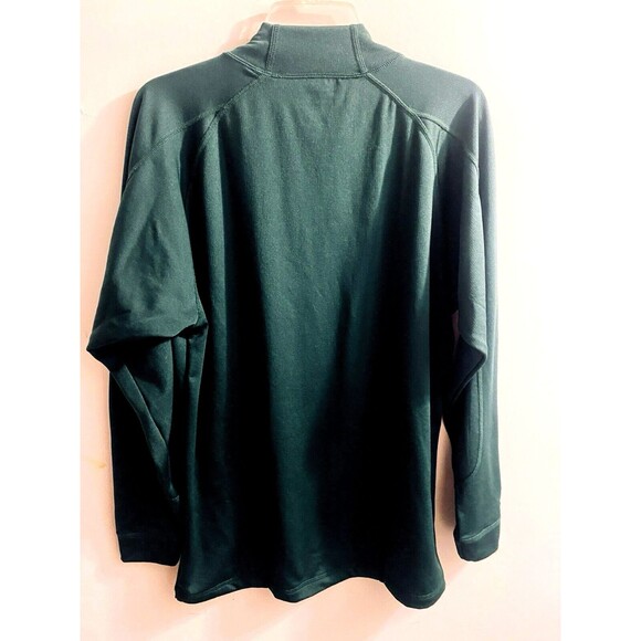 Russell Athletics Pullover Mens Sz M Green Dri Power Stretch Long Sleeve Shirt - Picture 3 of 16